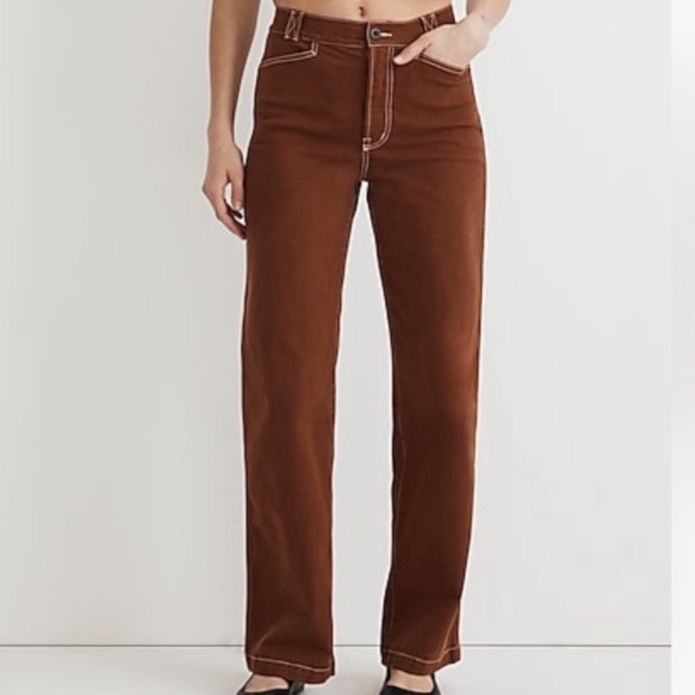 ✨ Madewell Emmett Wide Leg Pants - Size Petite 26 ✨